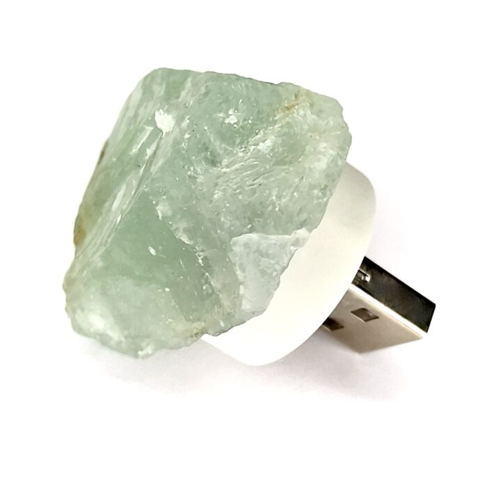 Lampka USB Kamień - Zielony Fluoryt - obrazek 2