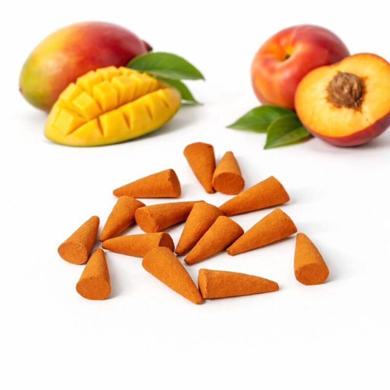 Kadzidełka Stożkowe Brzoskwinia & Mango